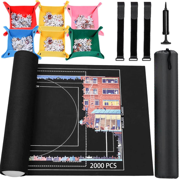 Jigsaw Puzzle Mat Roll Up - 2000 1500 1000 500 Pieces Puzzel