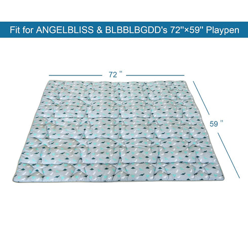 71'' 59'' Baby Play Mat for x Playpen, Playmat for Babies and Toddlers Large & Thick, Non Slip Baby Play Mats