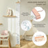 7 let's make Growth Chart for Wall Ft Height Chart with Keepsake Box & Hook Waterproof Canvas Measure Wall Ruler