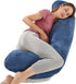 BATTOP Pregnancy Pillows for Sleeping,Body Maternity Pillow with Cooling Washable Cover,Support for