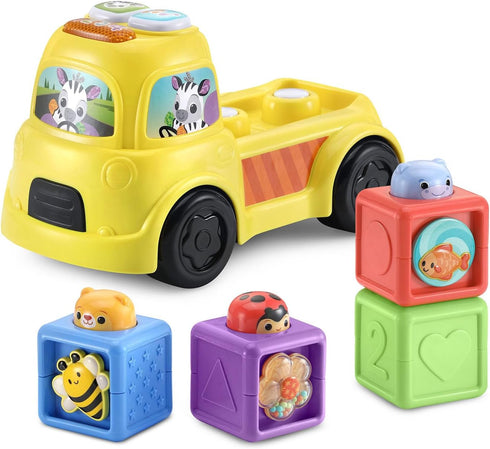 VTech Beep and Go Interactive Block Truck