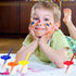 BigOtters 20PCS Painting Brushes Set for Kids, 10PCS No Spill Paint Cups with Lid, Toddler Paint Brushes for Art