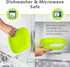 22 Oz. Set 6-7.37" 7.37" 1.25" Re-Play Toddler Plates - Deep-Walled Flat Kids Plates - Dishwasher & Microwave Safe