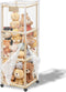 yofit 56" Stuffed Animal Storage Organizer with Wheels, Plush Storage Wooden ZOO