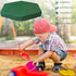 MIKIMIQI (230X200cm) Sandbox Cover, Hexagon Sandbox Sandpit Cover with Drawstring Waterproof Sandbox Pool Cover Oxford