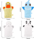 Shappy 4 Pieces Baby Bath Mitt Washcloths - Cute Animal Design Toddler Soft Gloves for Baby Bath Shower