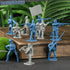 LovesTown 82PCS Civil War Soldier Toys, 40 Blue and 40 Gray Uniform Action Figures with Rideable Horses for Kids