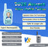 YUSSBCU 2 Pack 3-5 Kids Video Walkie Talkies, Long Range Walkie-Talkie for Kids, Rechargeable Video Call Toys