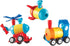 Learning Resources 1-2-3 Build It! Rocket-Train-Helicopter - 17 Pieces, Ages 2+, Creative