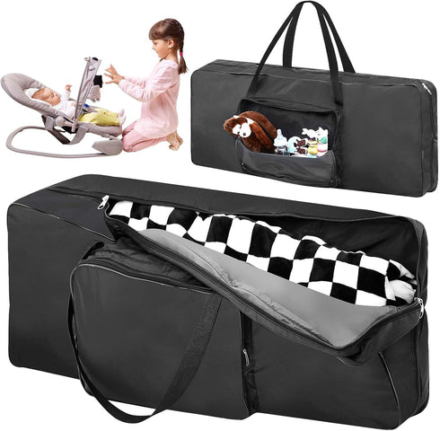 Huhumy Bouncer Cover 35.8 x 15.4 x 4.5 Inches Transport Bag for Bouncer