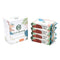 Eco Wave Baby Wipes, 100% Compostable Eco-Friendly Bamboo Wipes, Unscented, Hypoallergenic, Vegan,