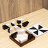 Lingle 80 3D Wooden Hidden Blocks Puzzle Game - Brain Challenges with Solid Wood Box & Deluxe Black and White Pieces