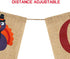 Friendsgiving Banner Burlap, Thanksgiving Decorations, Rustic Turkey Pumpkin Bunting for Party Supplies and Decor