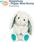 12-Inch 0 B. toys Plush Bunny Soft & Cuddly Plush Rabbit Toy Washable Happy Hues Peppy Mint Bunny Months+