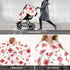 Zhbvncp Flowers of Poppy Baby Car Seat Cover & Breastfeeding Nursing Cover - Breathable Stretch Fabric Multi-Use