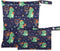 Burbuja Dinosaur Wet Dry Bags for Baby Cloth Diaper 2 Pack, Waterproof Reusable