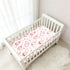 miaozhen 1 Pack 52x28 Cotton Baby Crib Sheets Comfy Breathable Valentines Dwarf Toddler Mattress Sheet for Nursery para