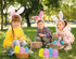 6" Inch 6-Pack The Dreidel Company Fillable Easter Eggs Jumbo Translucent, Colorful Plastic Jumbo Easter, Stands