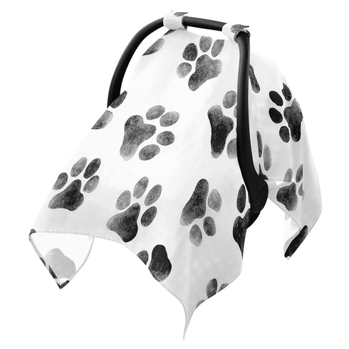 Mazeann Black Animal Paw Car Seat Cover Baby Breathable Soft Infant Carseat Covers