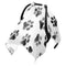 Mazeann Black Animal Paw Car Seat Cover Baby Breathable Soft Infant Carseat Covers