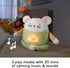Fisher-Price Toddler Toy - Meditation Mouse Plush Sound Machine with Music and Light for Preschool Kids Ages 2+