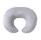 Nursing Pillow Cover Breastfeeding Pillow Cases Plush Dot Slipcover (Gray)