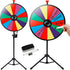 Nova Microdermabrasion 24 Inches Color Prize Wheel - Spinning Wheel with Adjustable