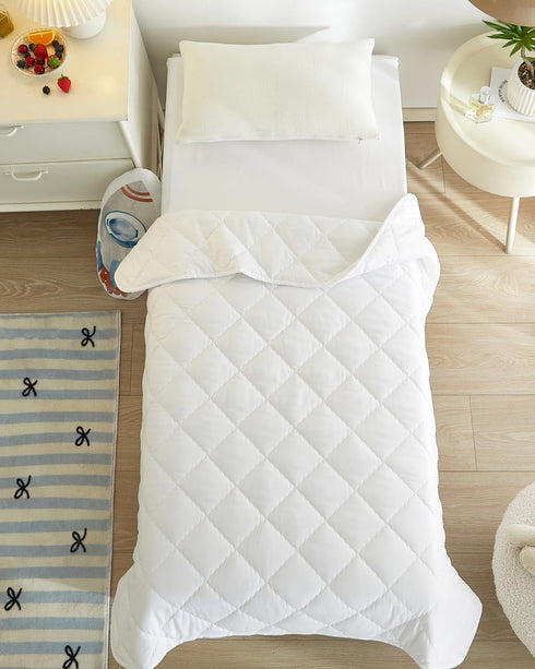 39x47 Toddler Comforter - Down Alternative Toddler Microfiber Comforter - Lightweight & Warm Baby Quilt Blanket - Soft