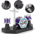 Finger Drum Set Electronic Mini Desktop Toy Instrument Game with Sounds and Lights for Kids and Adults