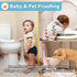 4our Kiddies Baby Toilet Lock (2 Pack) for Child Safety, Baby Proof Toilet Seat Lock with 2 Extra Pallet