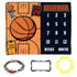 Personalized Holiday Baby Age Blanket, Basketball Jersey Photography Prop for Newborns, 47"x40" BTLSLY134