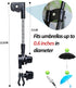 Generic 360 Universal Umbrella Holder for Chair, Adjustable Umbrella Clamp Mount for Stroller, Beach Chair, Wheelchair