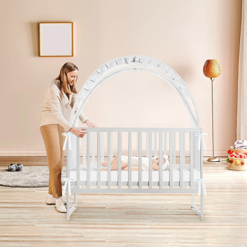 Generic Crib Tent to Keep Baby from Climbing Out, Crib Net to Keep Baby in - Mesh Climbing Prevention, Pop Up Tent