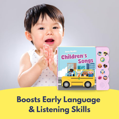 Children's Songs, Press and Play Song Book Nursery Rhymes, Button and Sound Module, Classic Nursery Rhymes