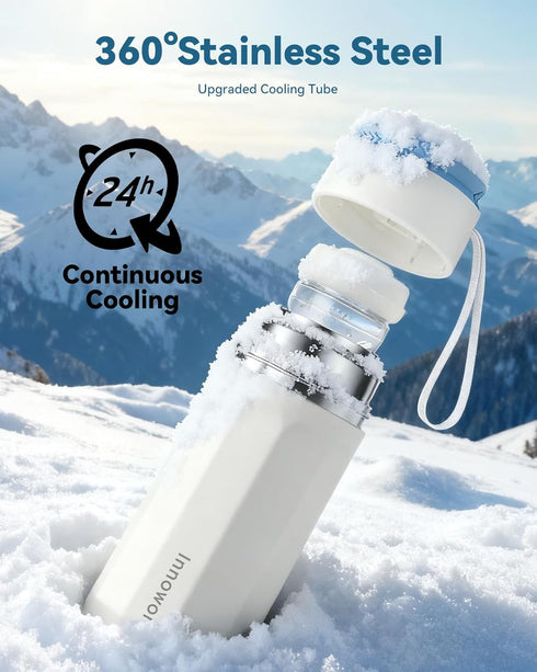 Innoworld 11oz 360 24 Portable Breastmilk Cooler for Outdoor, Breast Milk Cooler with Baby Bottle for Breastmilk