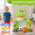 1 1-3 1 AuroTops Toddler Basketball Hoop & Soccer Goal Toy,Dinosaur Toys with Light & Music,Musical Toys for Year Old