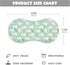 decor gift 4 Pack 22x11in Cotton Muslin Burp Cloths Large Breathable Cute Bunny Rabbit Butterfly Flower Light Green