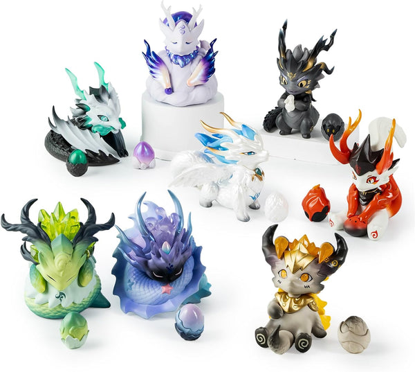 BEEMAI Mythical Beasts Administration Together with Loong Series 1PC Blind Box Figures, Random