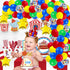 Red Blue Yellow Green Balloon Garland Kit, 121PCS Balloons for Toy Video Game Transportation Birthday Decorations
