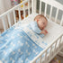 30 40 Inch SmoothNovelty Blue Bow Baby Throw Blanket Cute Dual Side Microfiber Newborn Boy Swaddle Blanket x Coquette