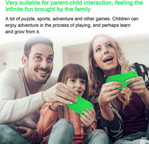 Handheld Game Player for Kids Adults - FAMILY POCKET RS16 Portable Classic Game Controller, 260 Built-in Games (Green)