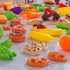 115-Piece Set, 3+ KidKraft Deluxe Tasty Treats Pretend Play Food Plastic Grocery and Pantry Items, Gift for Ages