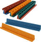 NiToy Silicone Domino Racks Set of 8, 10"x1.18"x1.18" Dominoes Holders/Trays 3 Tilt Options