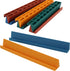 NiToy Silicone Domino Racks Set of 8, 10"x1.18"x1.18" Dominoes Holders/Trays 3 Tilt Options