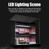 Display Case 1/64 Scale Diecast Parking Garage Model - 3-Tires with LED Light, 12 Parking Spaces, Full Acrylic Cover