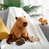 Hollowfly 5 Mommy 4 Pcs Capybara Stuffed Animals Capybara Plush Gift for Stuffed Kids with Cute Babies Inside Soft