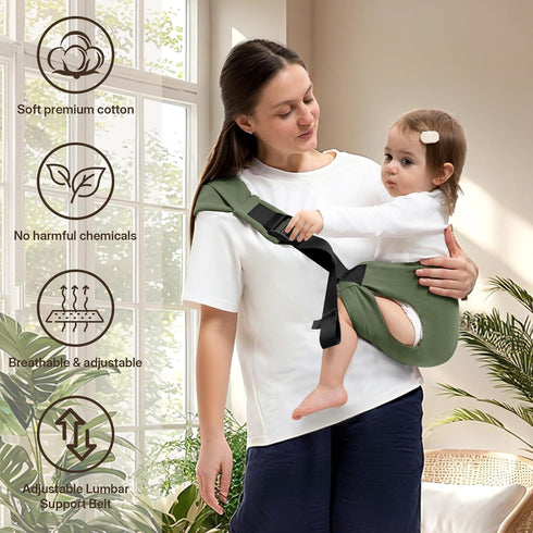 25-60 lbs,Comfortable&Lightweight Toddler Carrier for Baby Sling Carrier,Adjustable with Left/Right Shoulder Straps,One