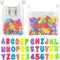Comfylife 2 x Mesh Bath Toy Organizer + 6 Hooks + 36 Educational Foam Letters & Numbers for Baby Bath Toys