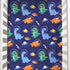 52x28 Inch JISEN Baby Crib Sheets Soft Breathable Space Dinosaurs Fitted Crib Sheets for Standard Crib and Toddler