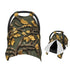 Camouflage Leave Baby Car Seat Canopy and Nursing Cover for Breastfeeding Multi-Use